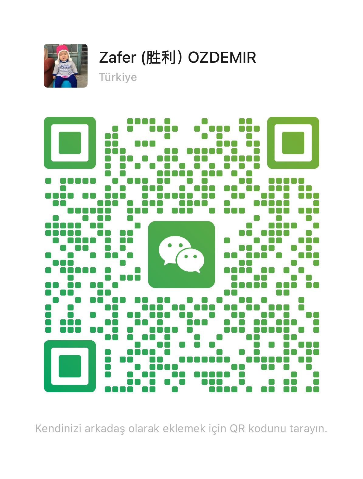 WeChat QR kodu